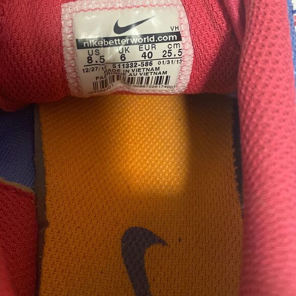 Nike Flex TR2 Training Shoes Womens Sz 8.5 Blue Pink Running Sneakers 511332-586 - Picture 7 of 7